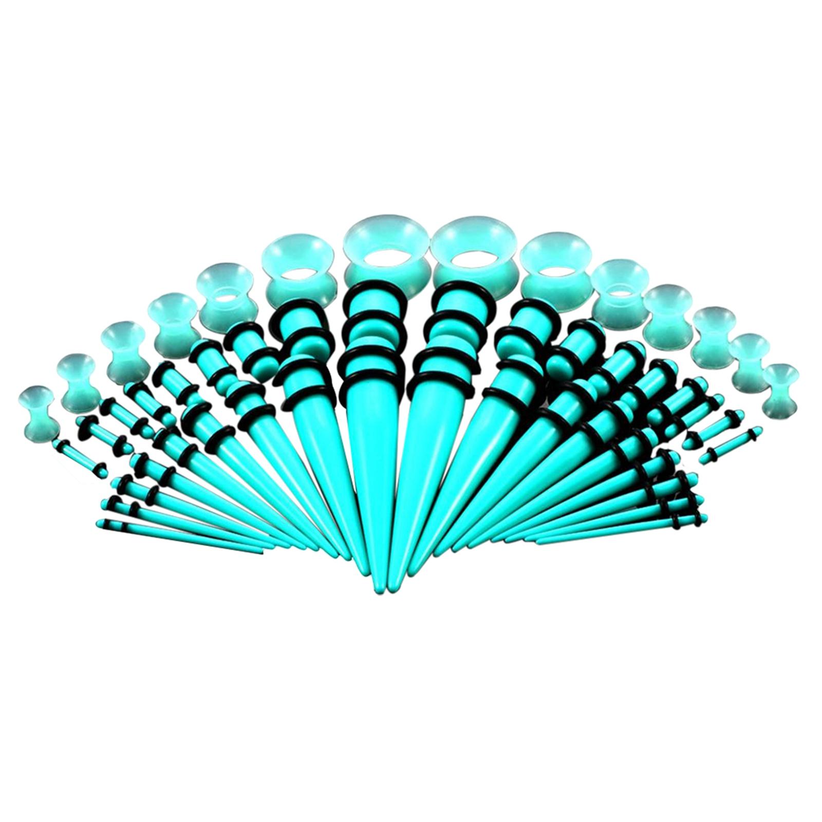 50 Pieces Multi Size Gauges Ki - Body Jewelry Gauge Sizes のレビューと価格