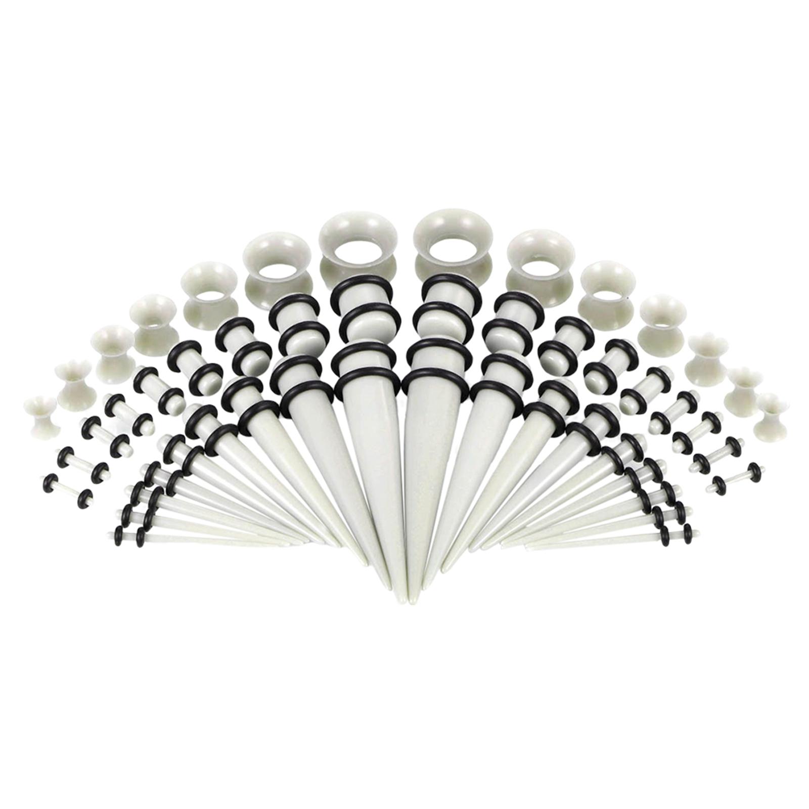 50 Pieces Multi Size Gauges Ki - Body Jewelry Gauge Sizes のレビューと価格