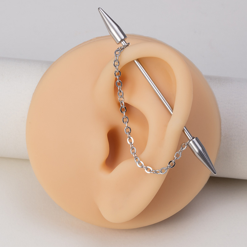 1pc Industrial Piercing Barbel - Body Jewelry Industrial のレビューと価格