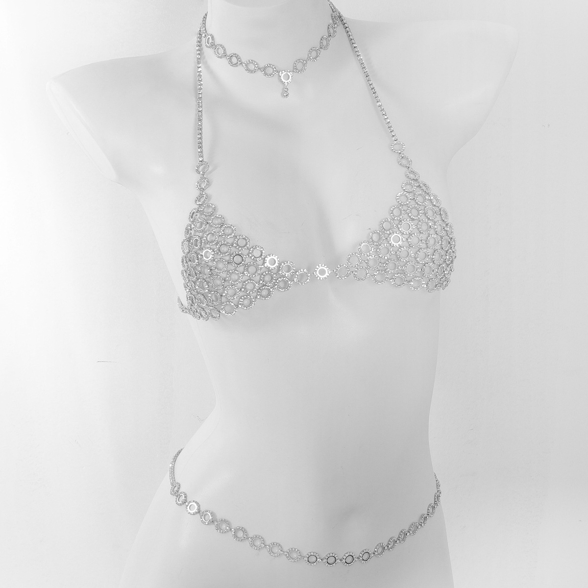 Fashionable Circular Splicing  - Body Jewelry Harness のレビューと価格