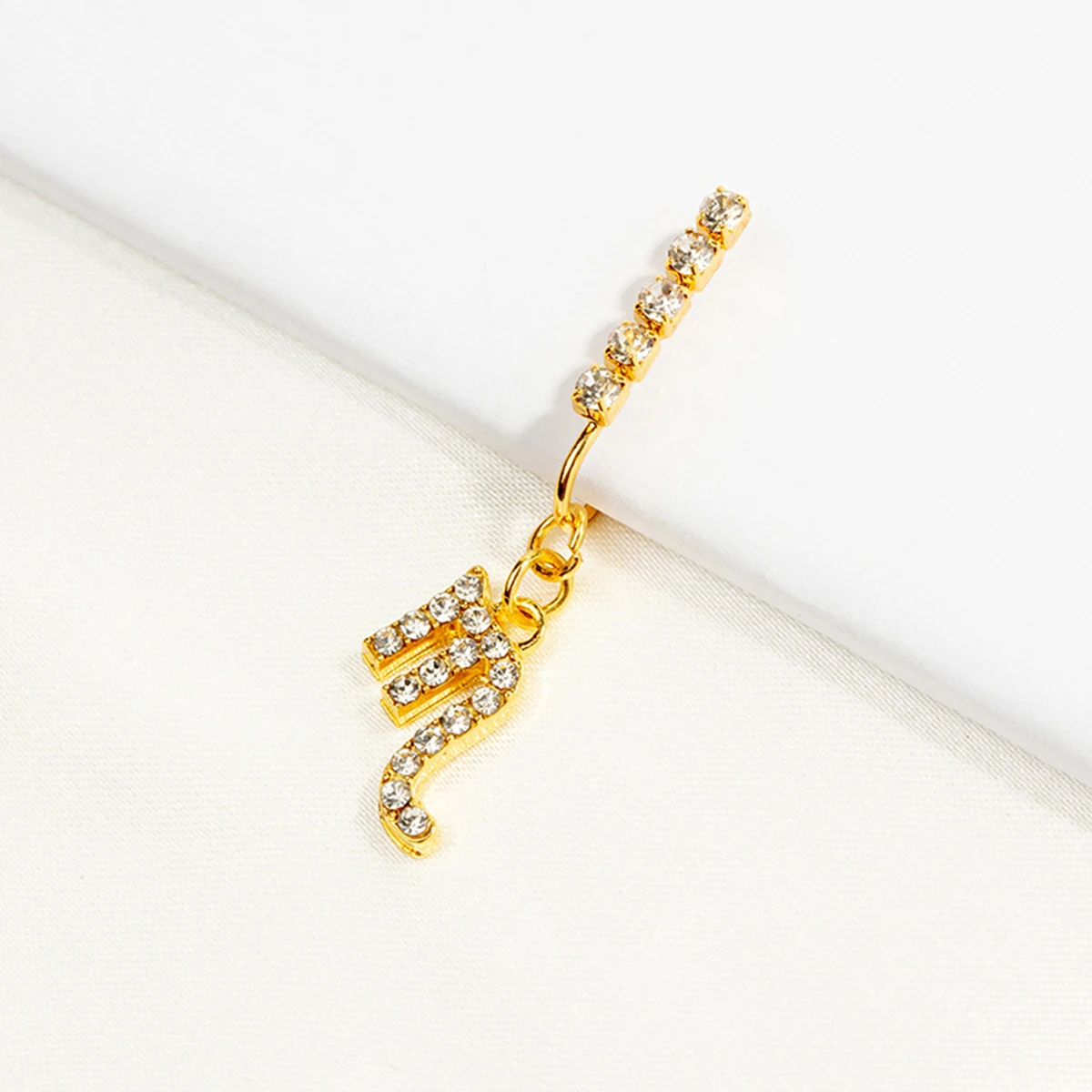 2 Pack Ear Clips Metal Zircon  - Body Jewelry Ear のレビューと価格