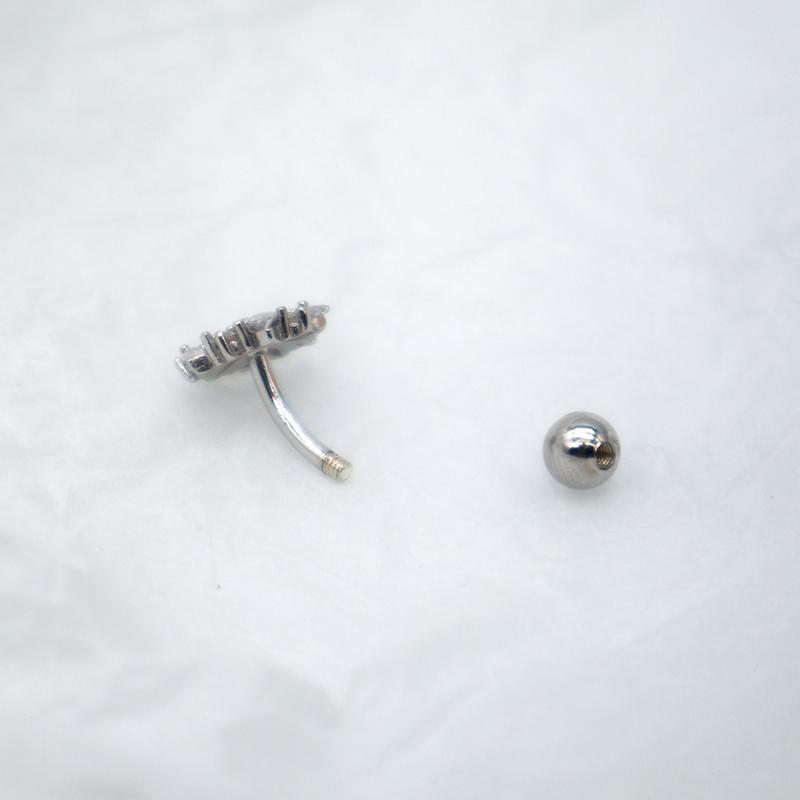 MIQIAO Silver 925 Flower Belly - Body Jewelry Trend のレビューと価格