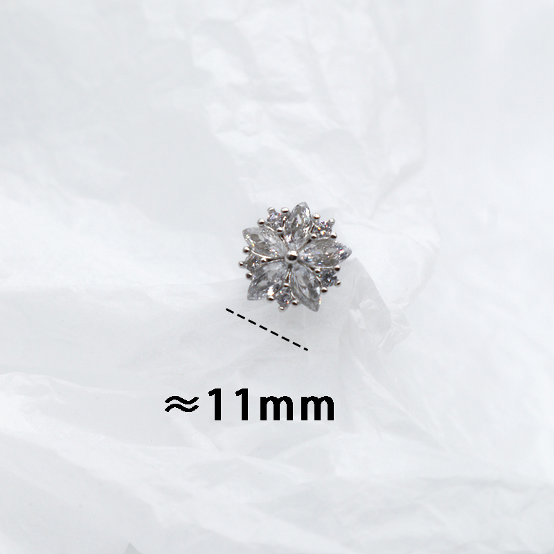 MIQIAO Silver 925 Flower Belly - Body Jewelry Trend のレビューと価格