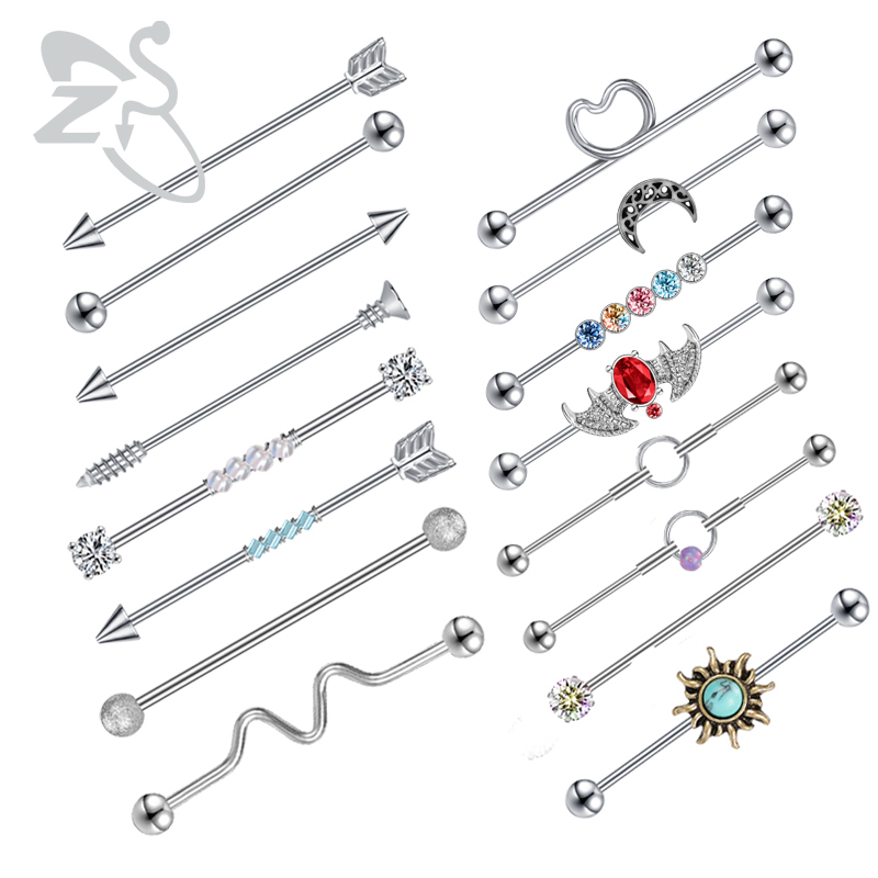 ZS 1PC Surgical Steel Bat Indu - Body Jewelry Surgical Steel のレビューと価格