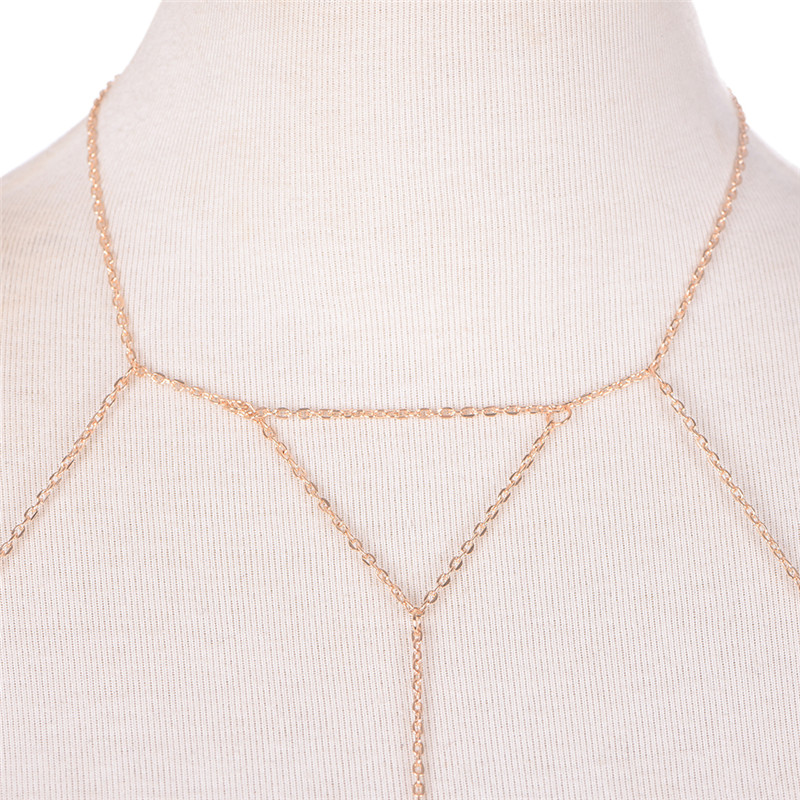 Gold Silver Fashion Link Chain - Body Jewelry Harness のレビューと価格