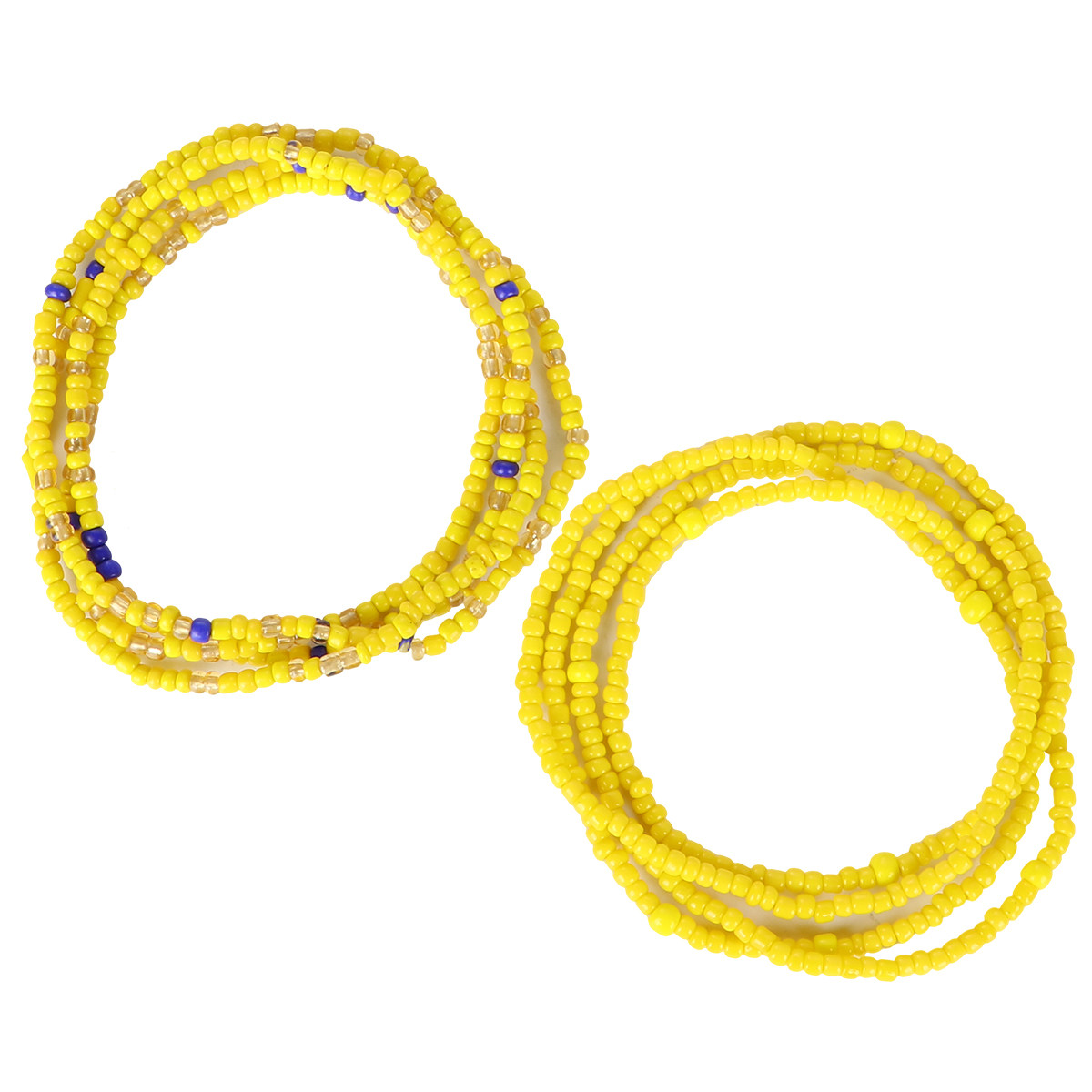 Handmade Glass Waist Chains Be - Yellow Body Jewelry のレビューと価格