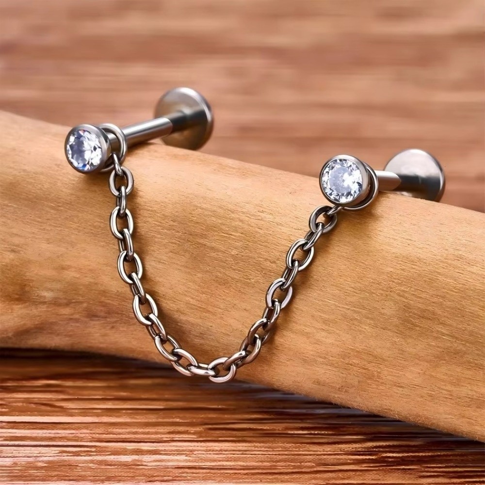 Fashion Titanium Nose Chain Th - Body Jewelry Ear のレビューと価格