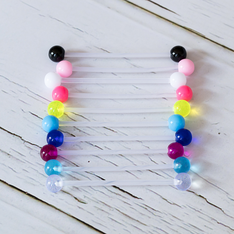 10-50pcs Acrylic Cartilage Ear - Body Jewelry Industrial のレビューと価格