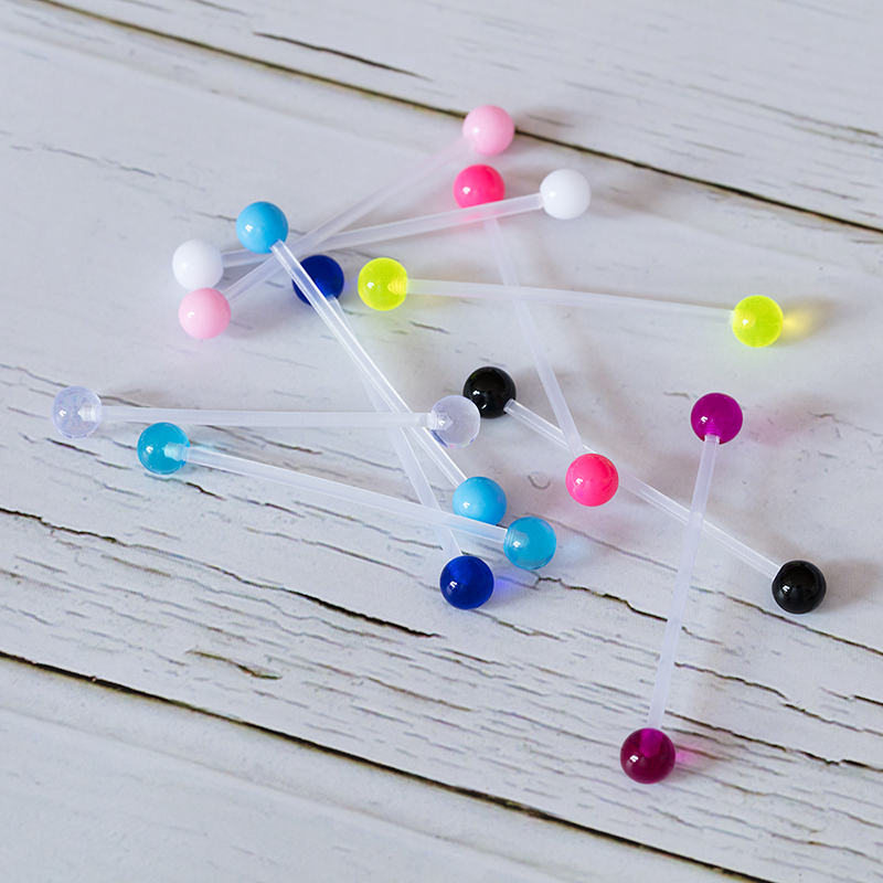 10-50pcs Acrylic Cartilage Ear - Body Jewelry Industrial のレビューと価格