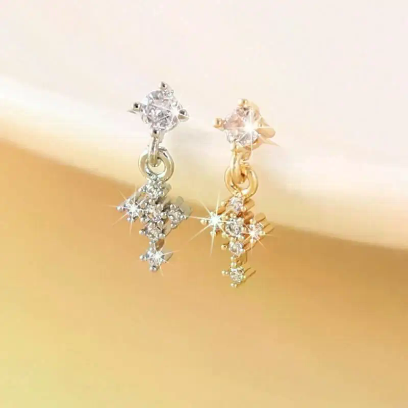 Dangle Nose Rings For Women Cr - Body Jewelry Nose Studs のレビューと価格