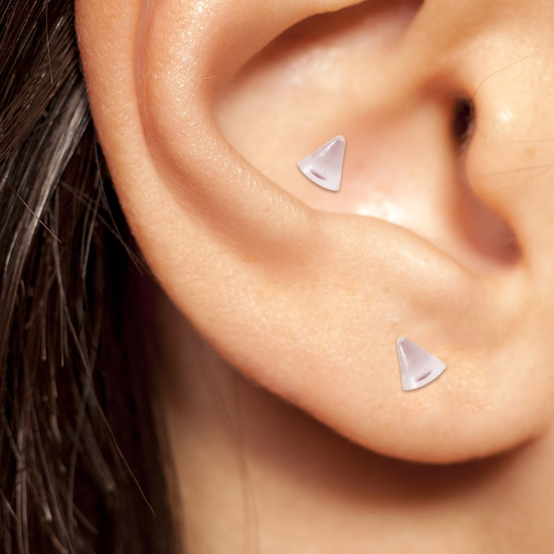 10-50Pcs Transparent Lip Studs - Body Jewelry Nose Studs のレビューと価格