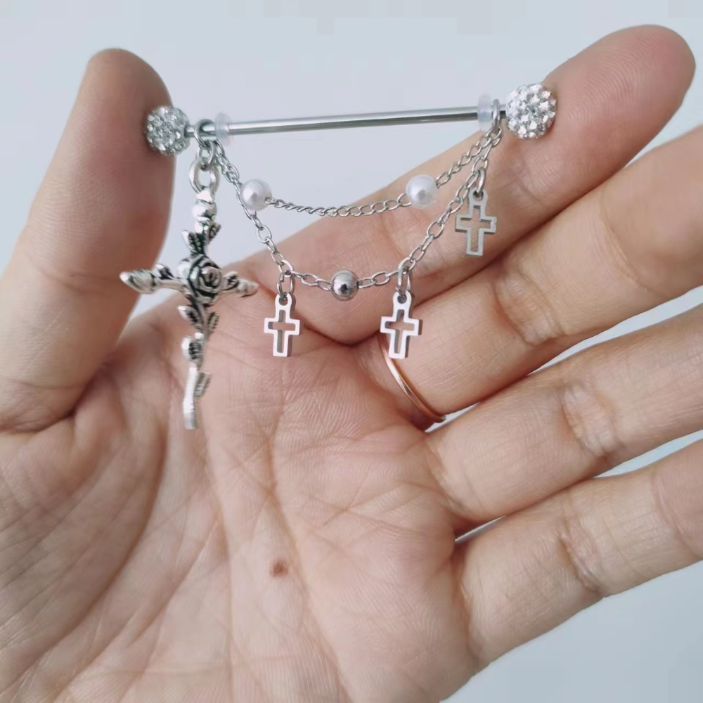 1PC Industrial Scaffold Barbel - Body Jewelry Industrial のレビューと価格