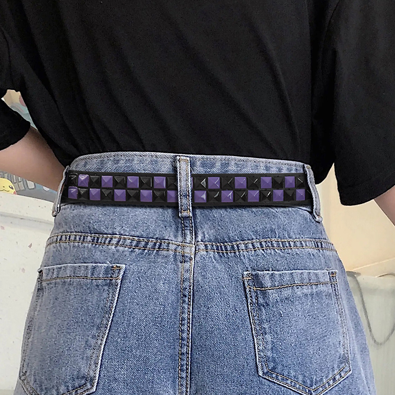 1pc Purple Rivet Punk Women's  - Body Jewelry Trend のレビューと価格