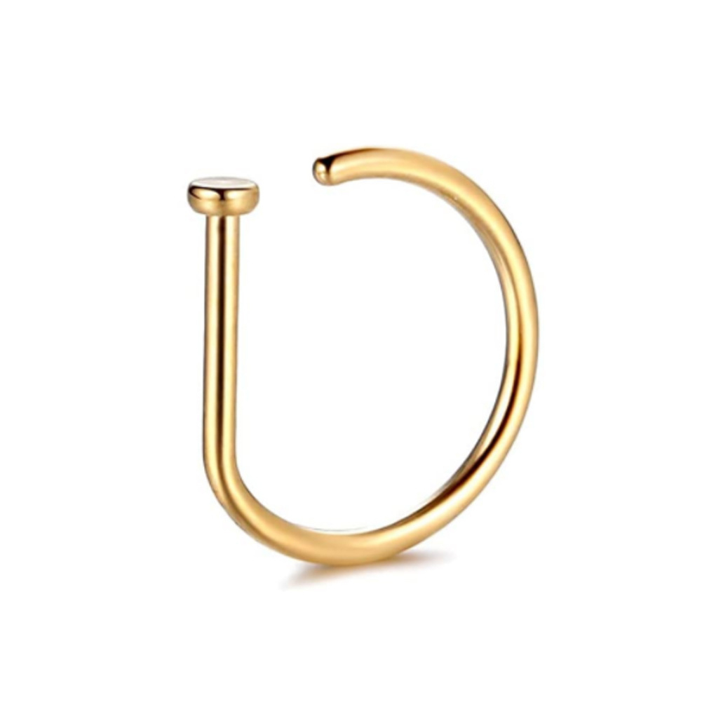 1PC Woman Man Fake Nose Rings  - Body Jewelry Nose Studs のレビューと価格