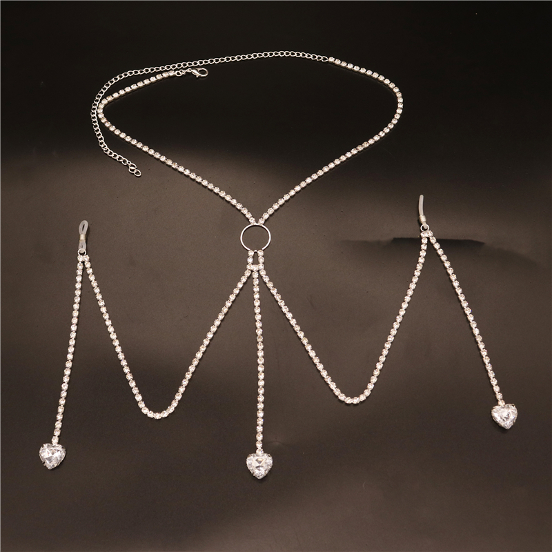 2023 New Fashion White Heart N - Body Jewelry Harness のレビューと価格