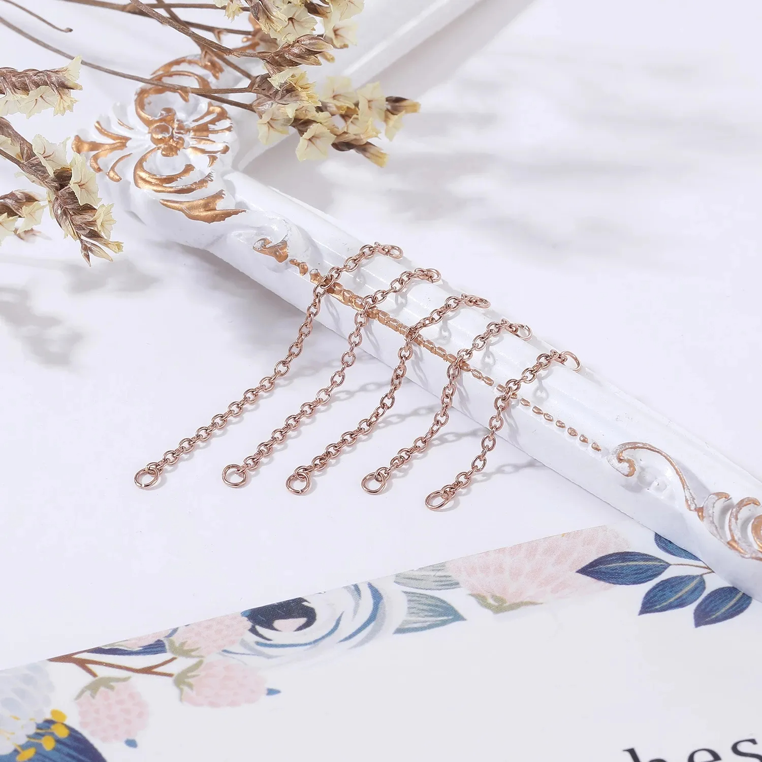 1PC Silver/Gold Color Nose Cha - Body Jewelry Industrial のレビューと価格
