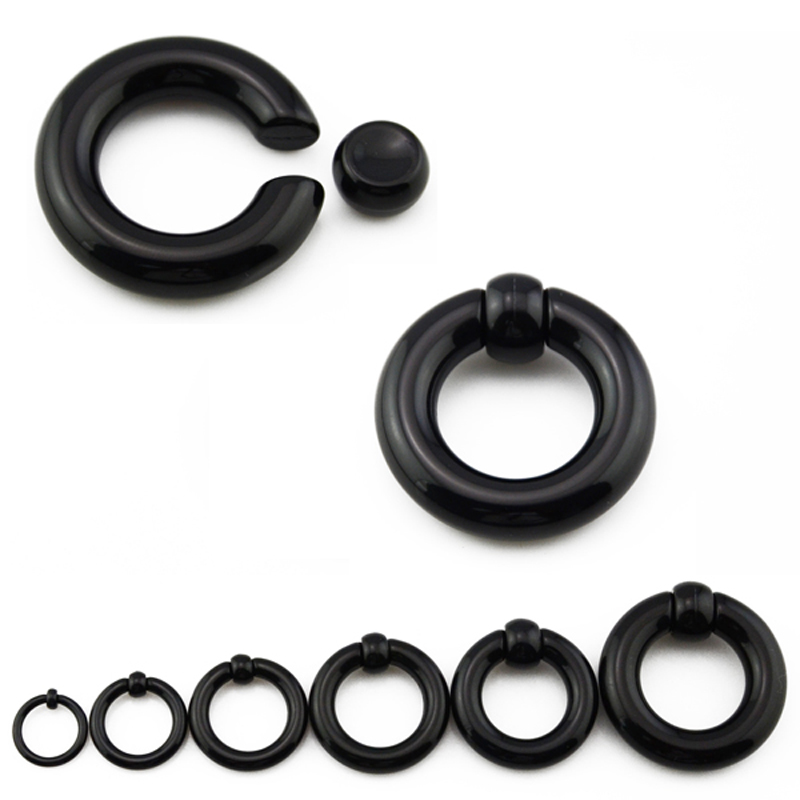 Pair Acrylic BCR Captive Bead  - Body Jewelry Gauge Sizes のレビューと価格