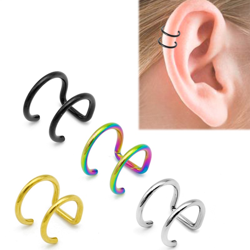2Pcs 316L Stainless Steel Clip - Body Jewelry Ear のレビューと価格