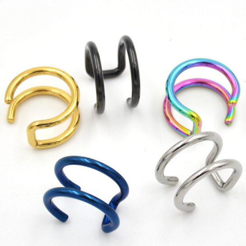 2Pcs 316L Stainless Steel Clip - Body Jewelry Ear のレビューと価格