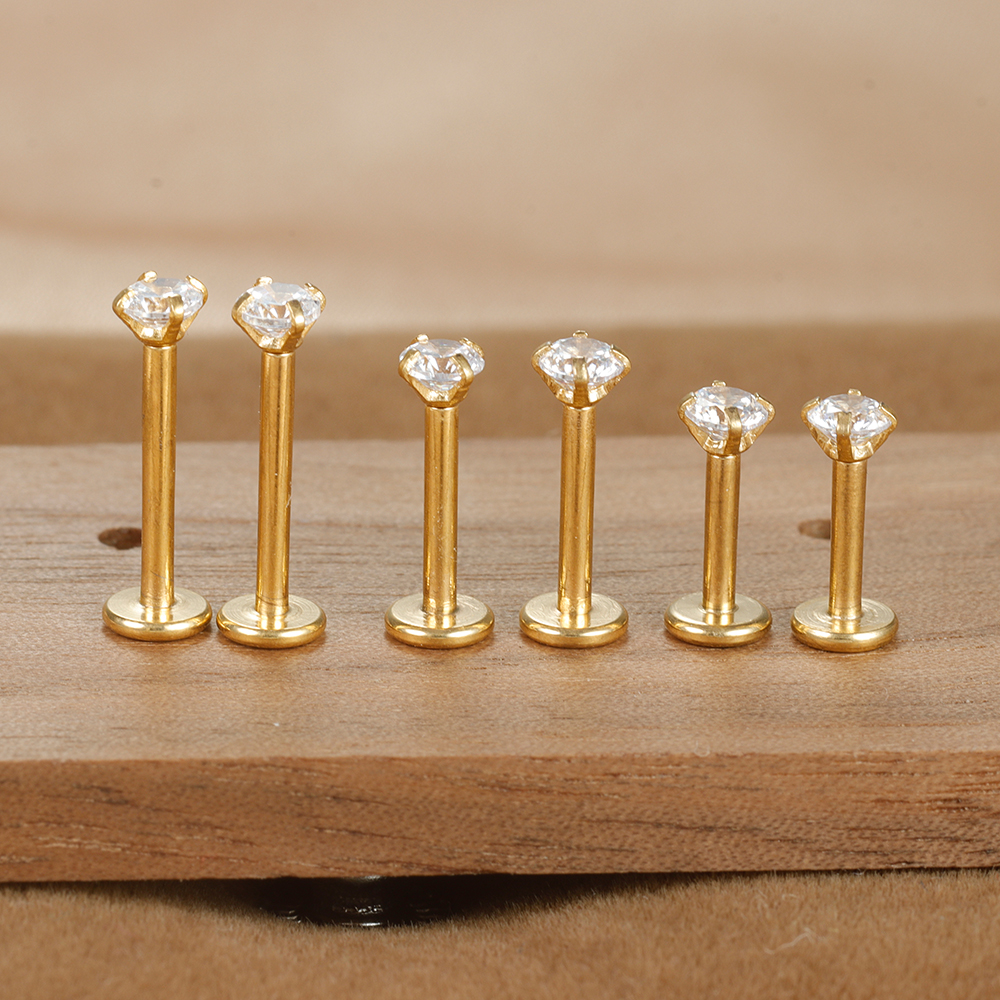 Labret Tragus Stud Earring 16G - Body Jewelry Surgical Steel のレビューと価格