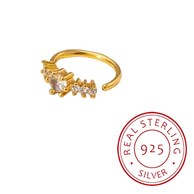 Simple Single Row Geometric S9 - Yellow Body Jewelry のレビューと価格