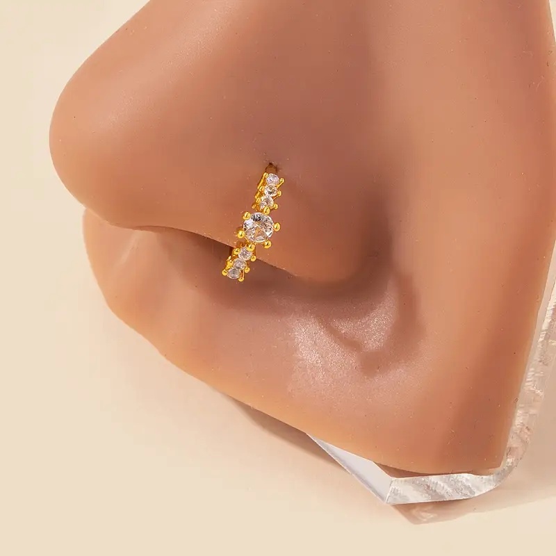 Simple Single Row Geometric S9 - Yellow Body Jewelry のレビューと価格