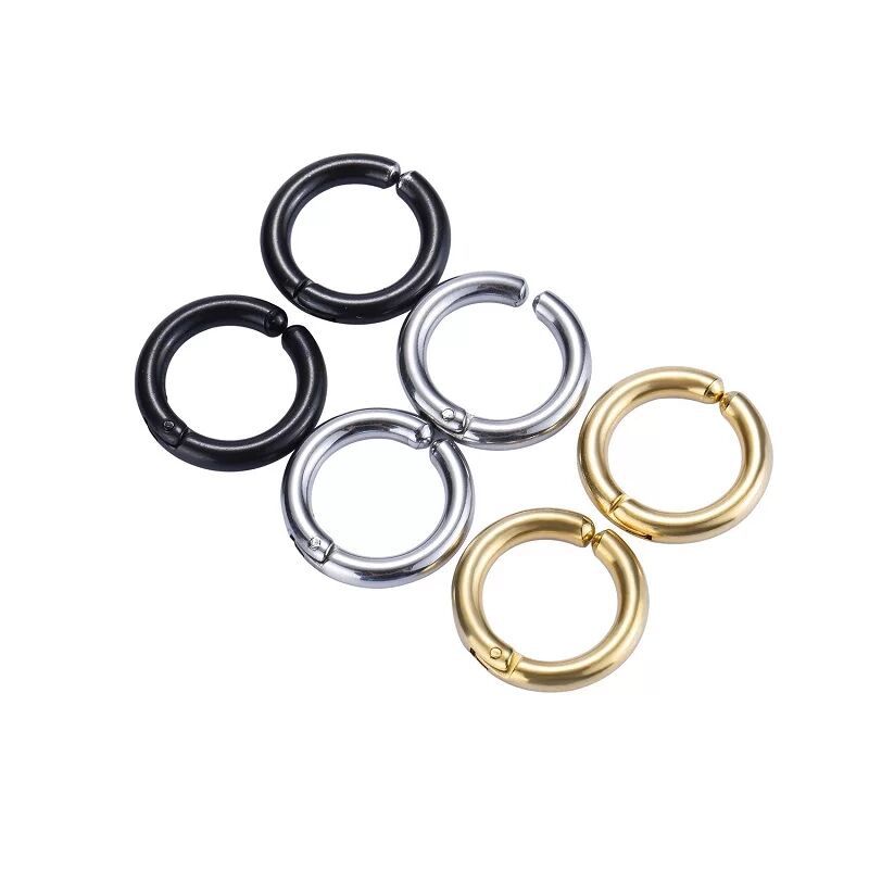 2/6Pcs Fake Huggie Hoop Earrin - Body Jewelry Ear のレビューと価格