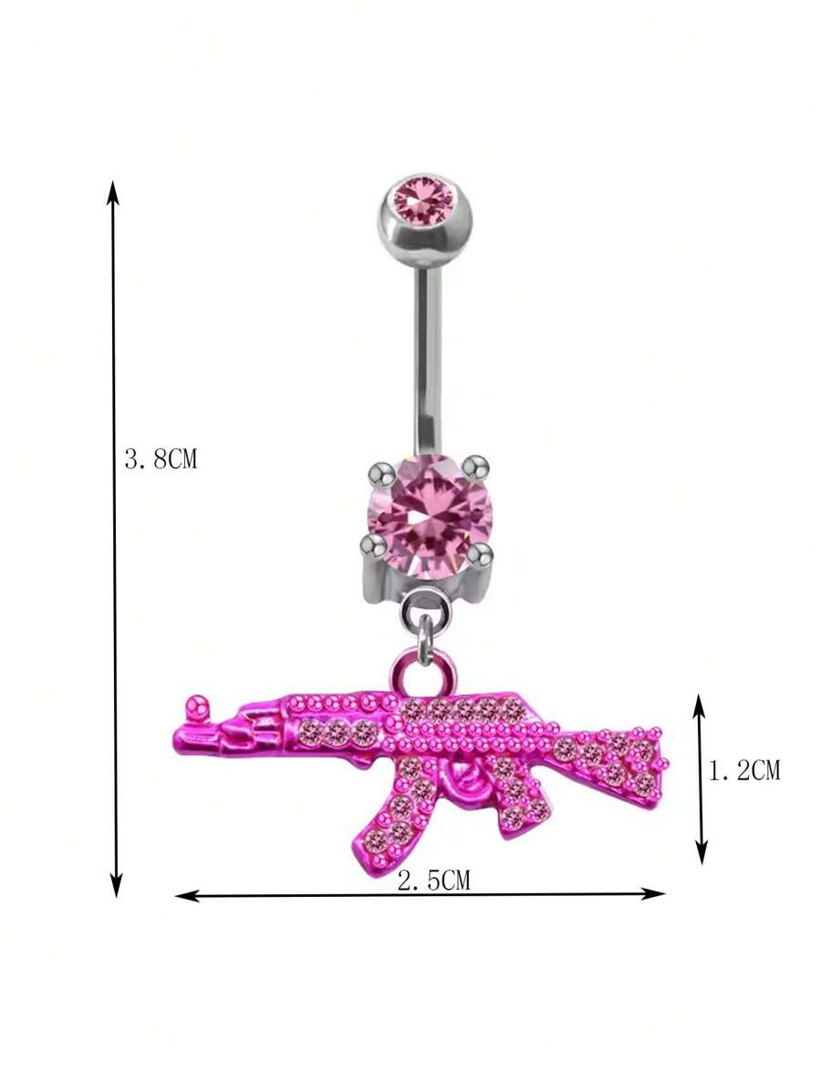 Gold Tone Navel Ring Featuring - Body Jewelry Surgical Steel のレビューと価格