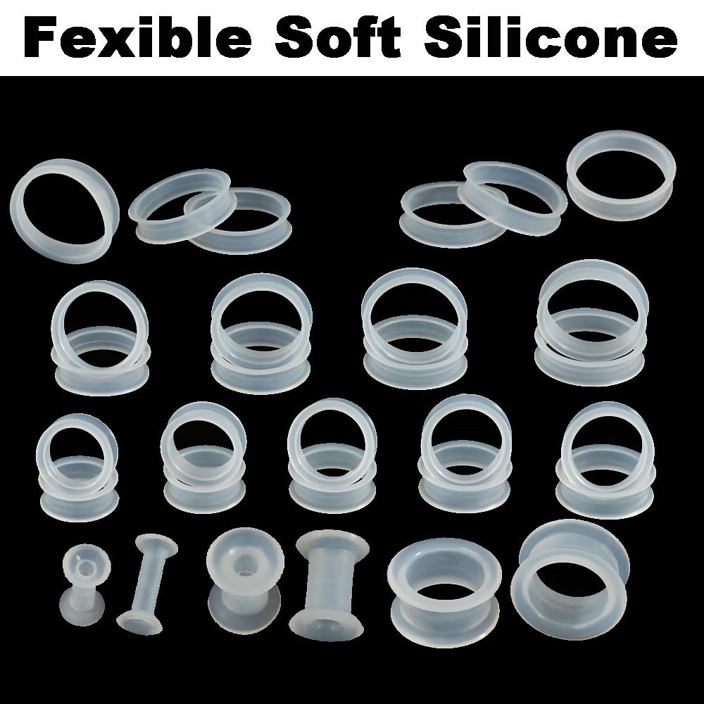 PAIR-Clear Ear Gauges Large Si - Body Jewelry Gauge Sizes のレビューと価格