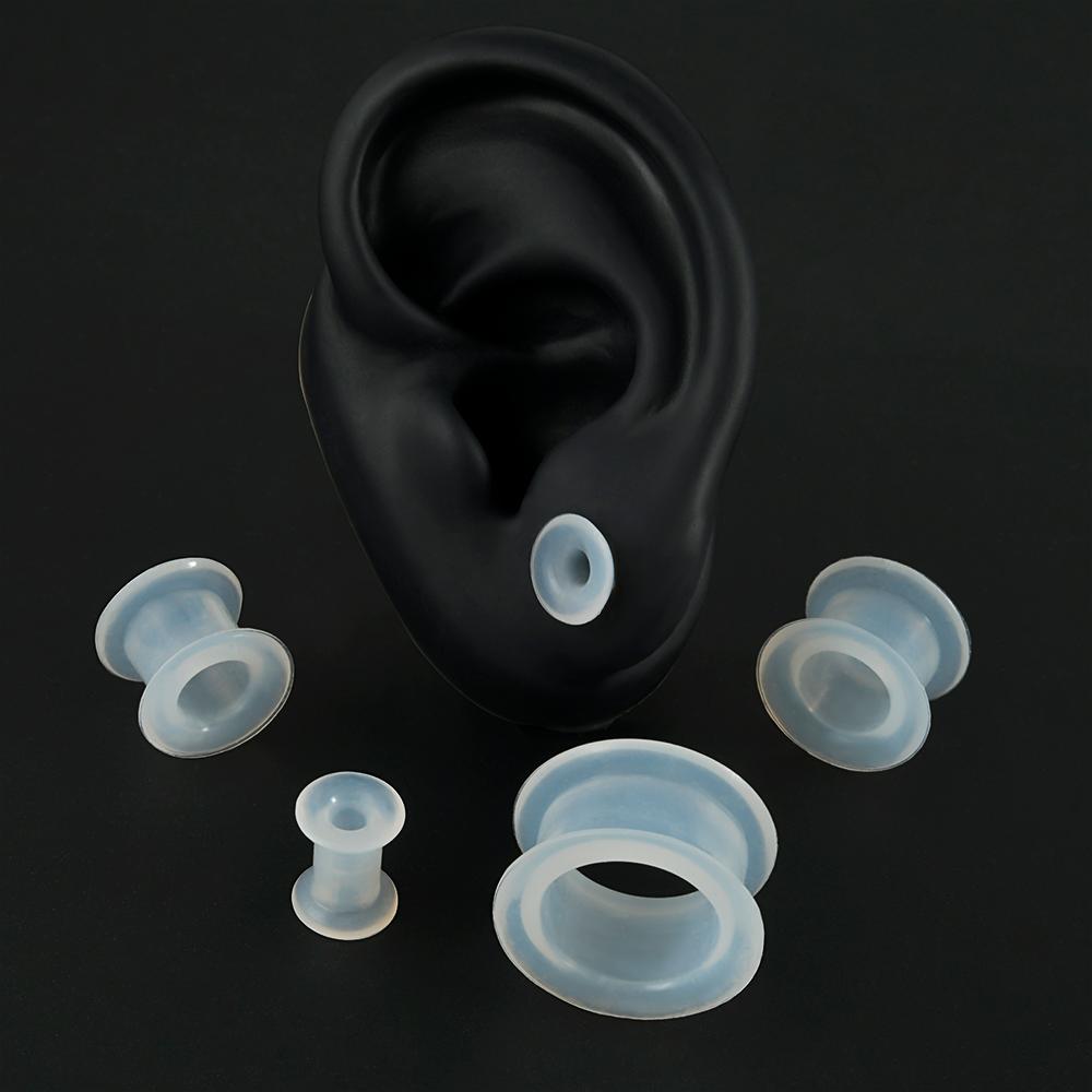 PAIR-Clear Ear Gauges Large Si - Body Jewelry Gauge Sizes のレビューと価格