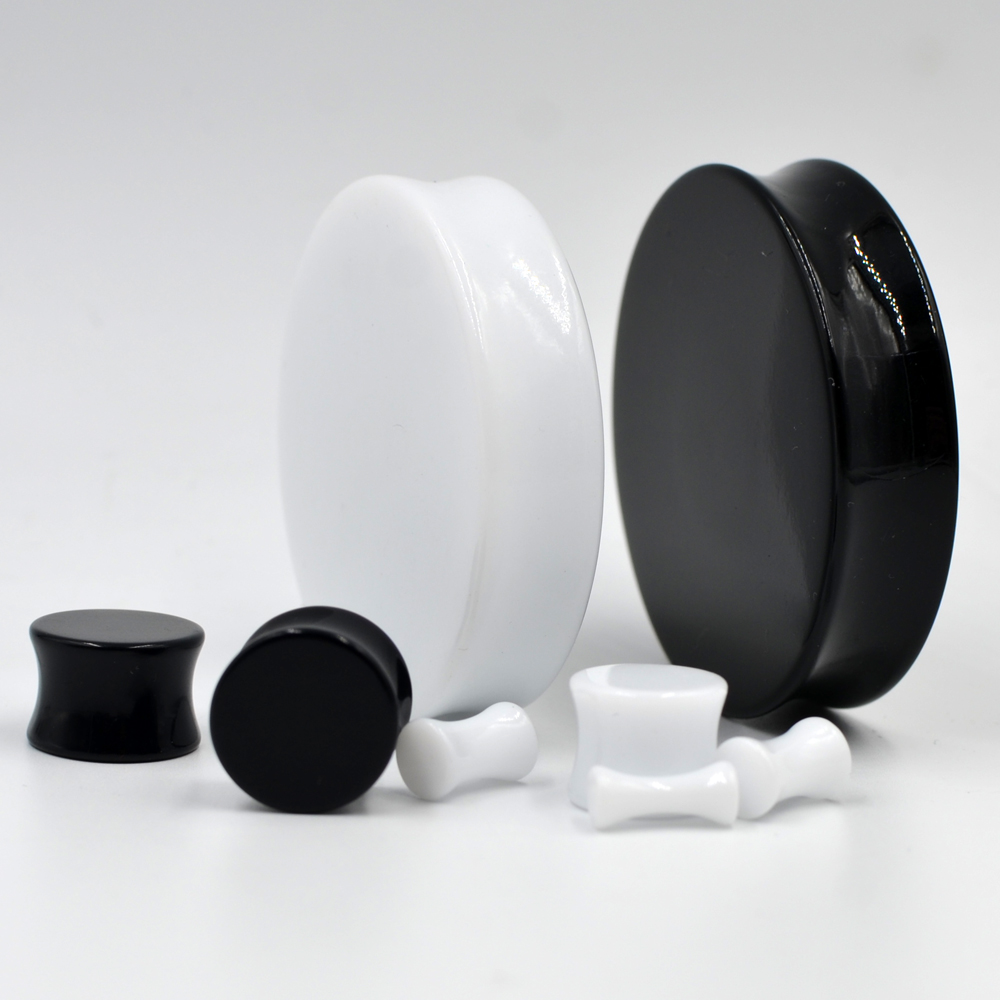 1 Pair 3mm-50mm Big Size Solid - Body Jewelry Gauge Sizes のレビューと価格