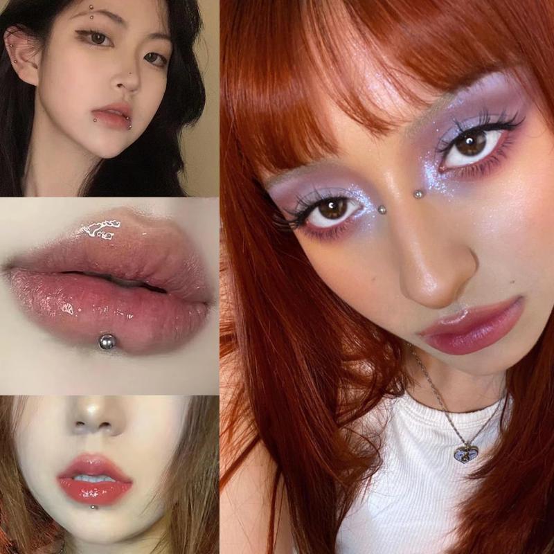 321pcs Non Piercing Lip Studs  - Body Jewelry Nose Studs のレビューと価格