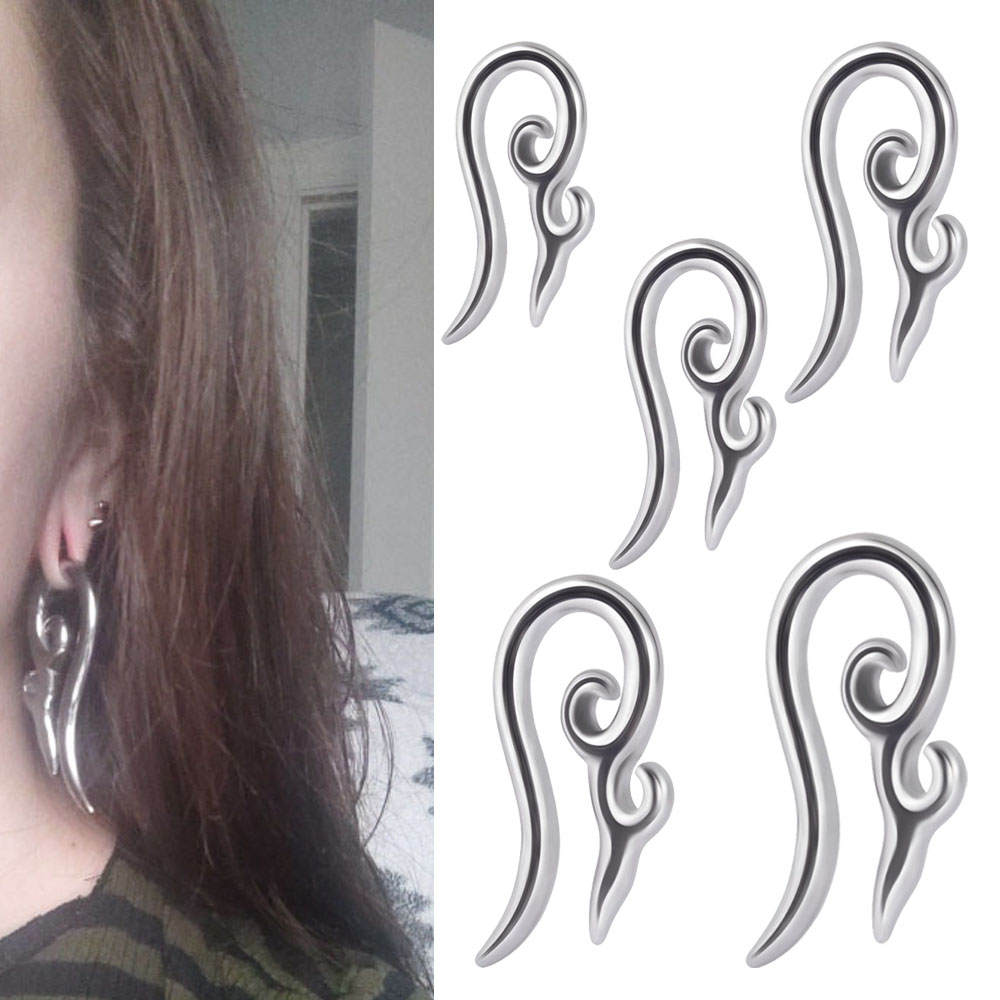 PAIR Surgical Steel Heavy Ear  - Body Jewelry Gauge Sizes のレビューと価格