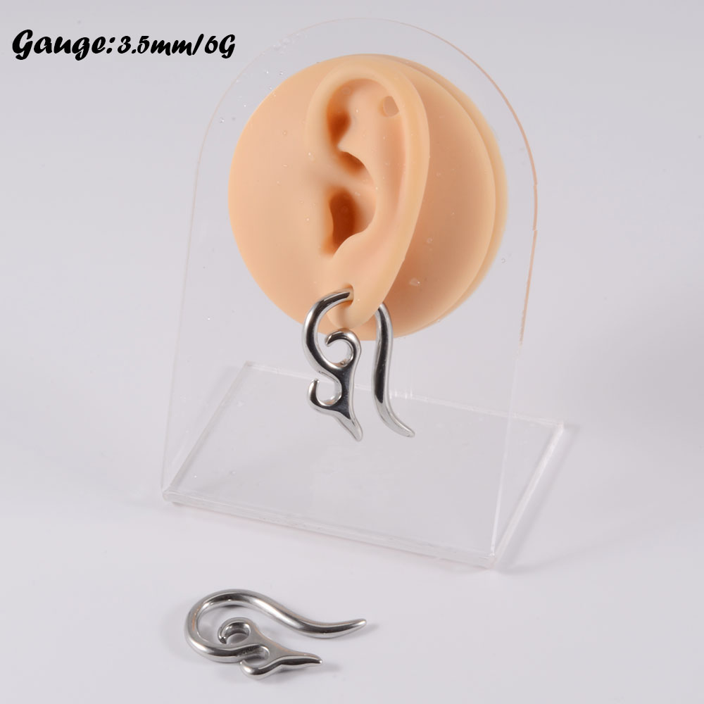 PAIR Surgical Steel Heavy Ear  - Body Jewelry Gauge Sizes のレビューと価格