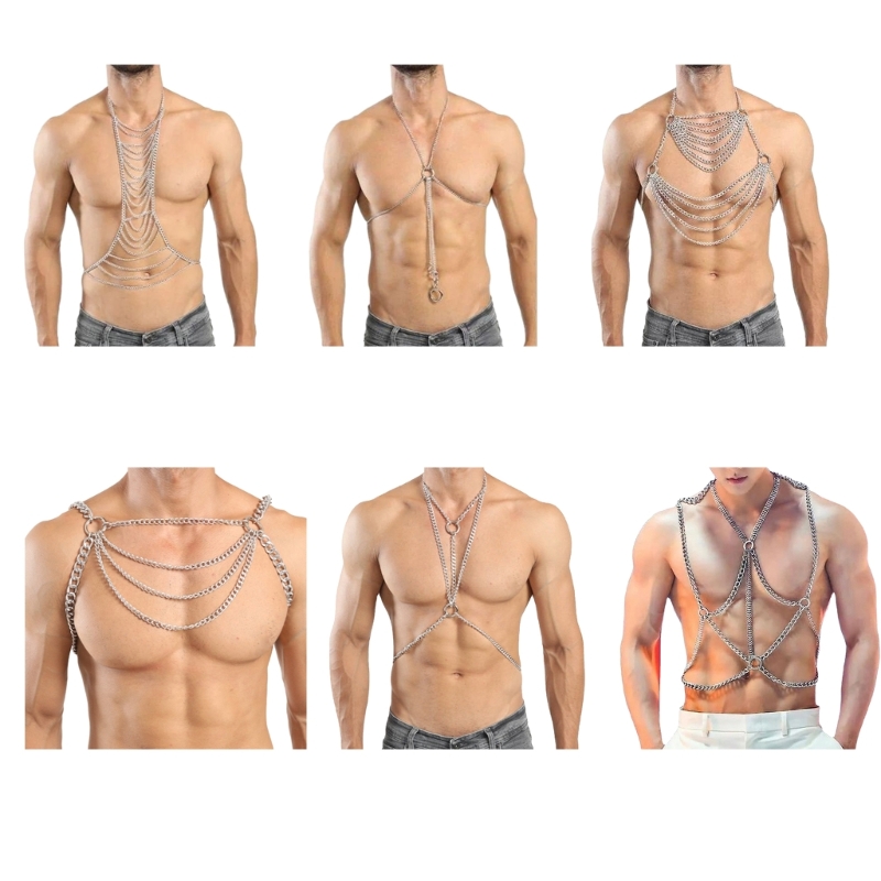 Body Chain Harness for Men Adj - Body Jewelry Harness のレビューと価格