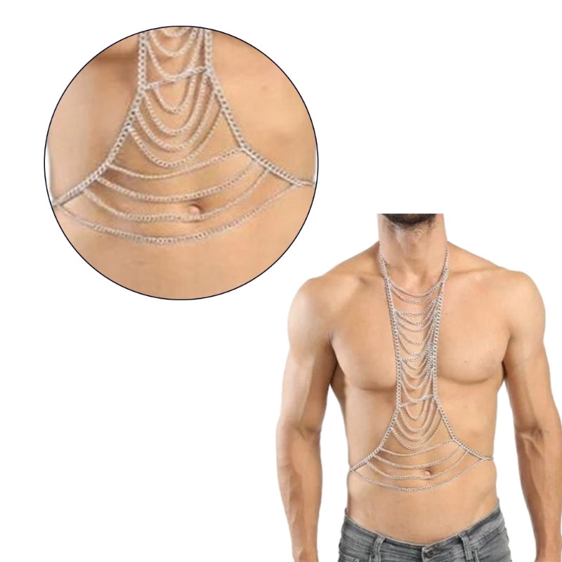 Body Chain Harness for Men Adj - Body Jewelry Harness のレビューと価格