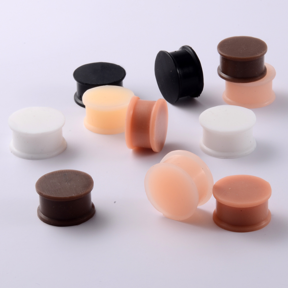 1 Pair Silicone Flexible Thick - Body Jewelry Gauge Sizes のレビューと価格