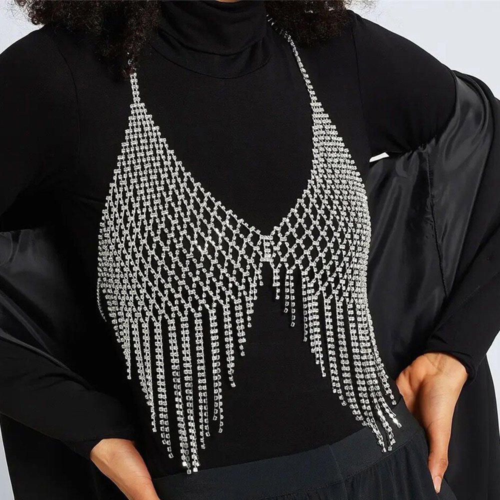 CUIER Hot Sale Full Rhinestone - Body Jewelry Harness のレビューと価格