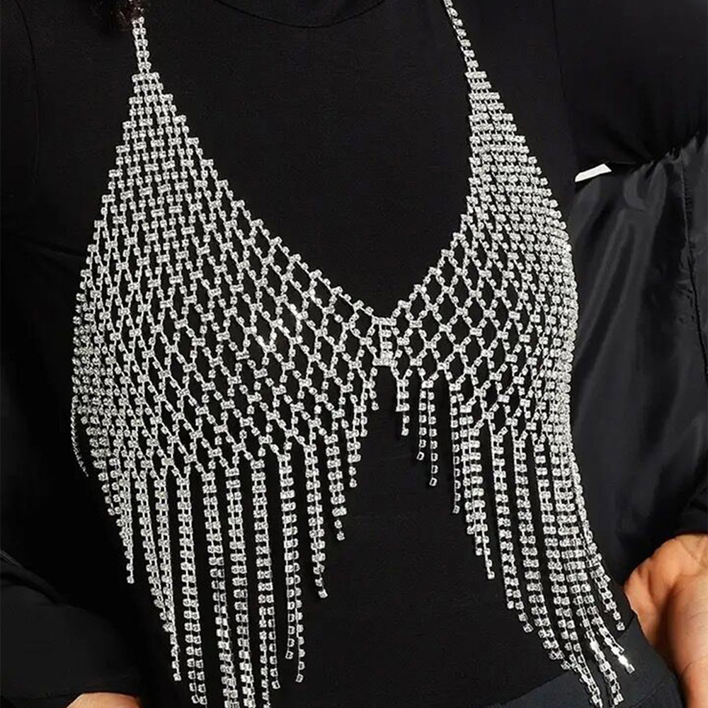 CUIER Hot Sale Full Rhinestone - Body Jewelry Harness のレビューと価格
