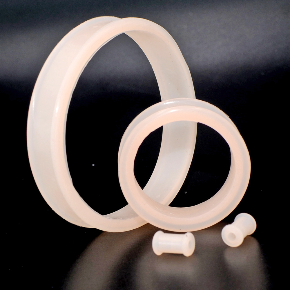 Pair Large Size Skin Color Fle - Body Jewelry Gauge Sizes のレビューと価格