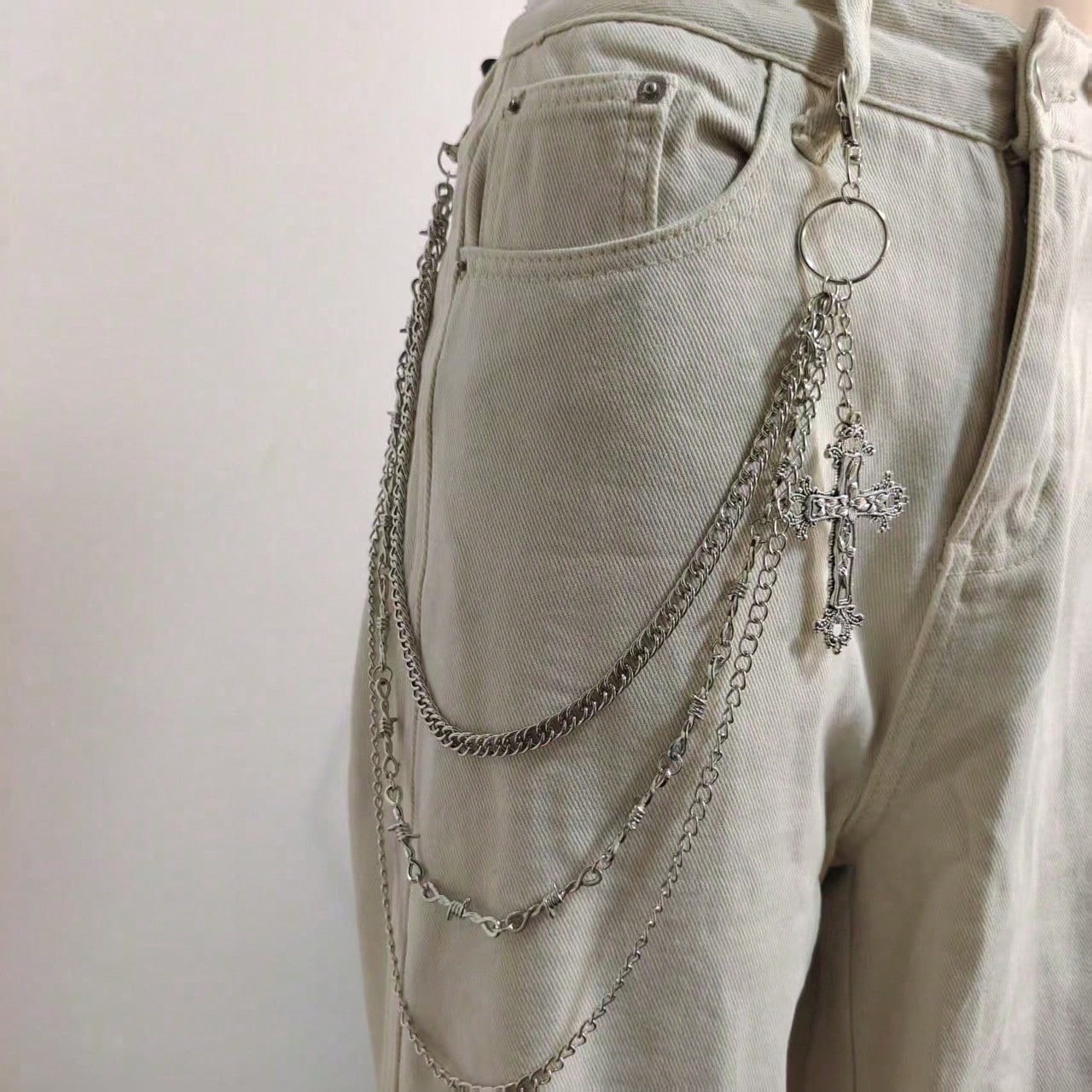 1PC street personality trend l - Body Jewelry Trend のレビューと価格