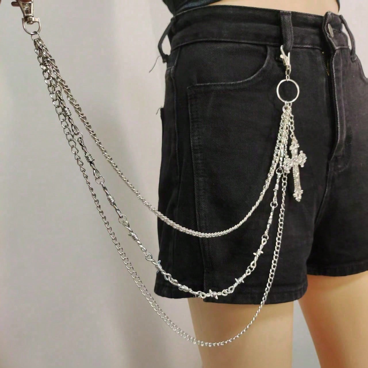 1PC street personality trend l - Body Jewelry Trend のレビューと価格