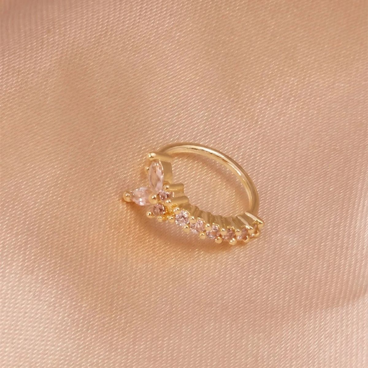 1PC Y - Shape Design No Pierci - Body Jewelry Nose Studs のレビューと価格