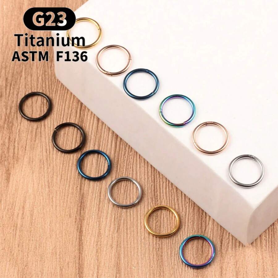 G23 Titanium Small Circle Nose - Body Jewelry Ear のレビューと価格