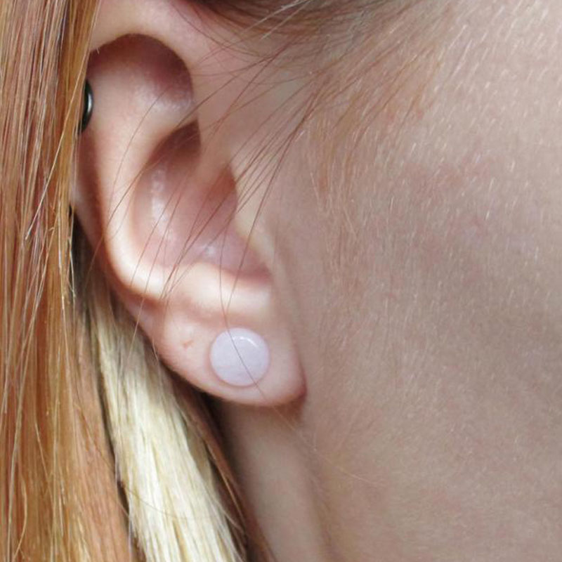 2Pc Pink Quartz Organic Stone  - Body Jewelry Gauge Sizes のレビューと価格