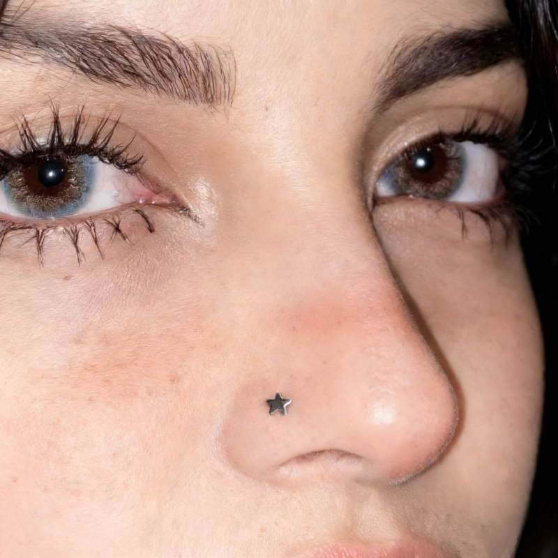 1Pc Trendy Sweet Cool Style St - Body Jewelry Nose Studs のレビューと価格