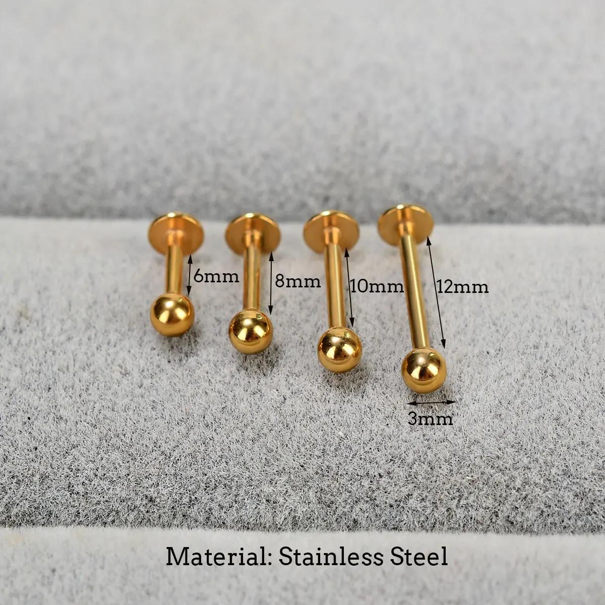 6/8/10/12mm Stainless Steel Go - Body Jewelry Trend のレビューと価格