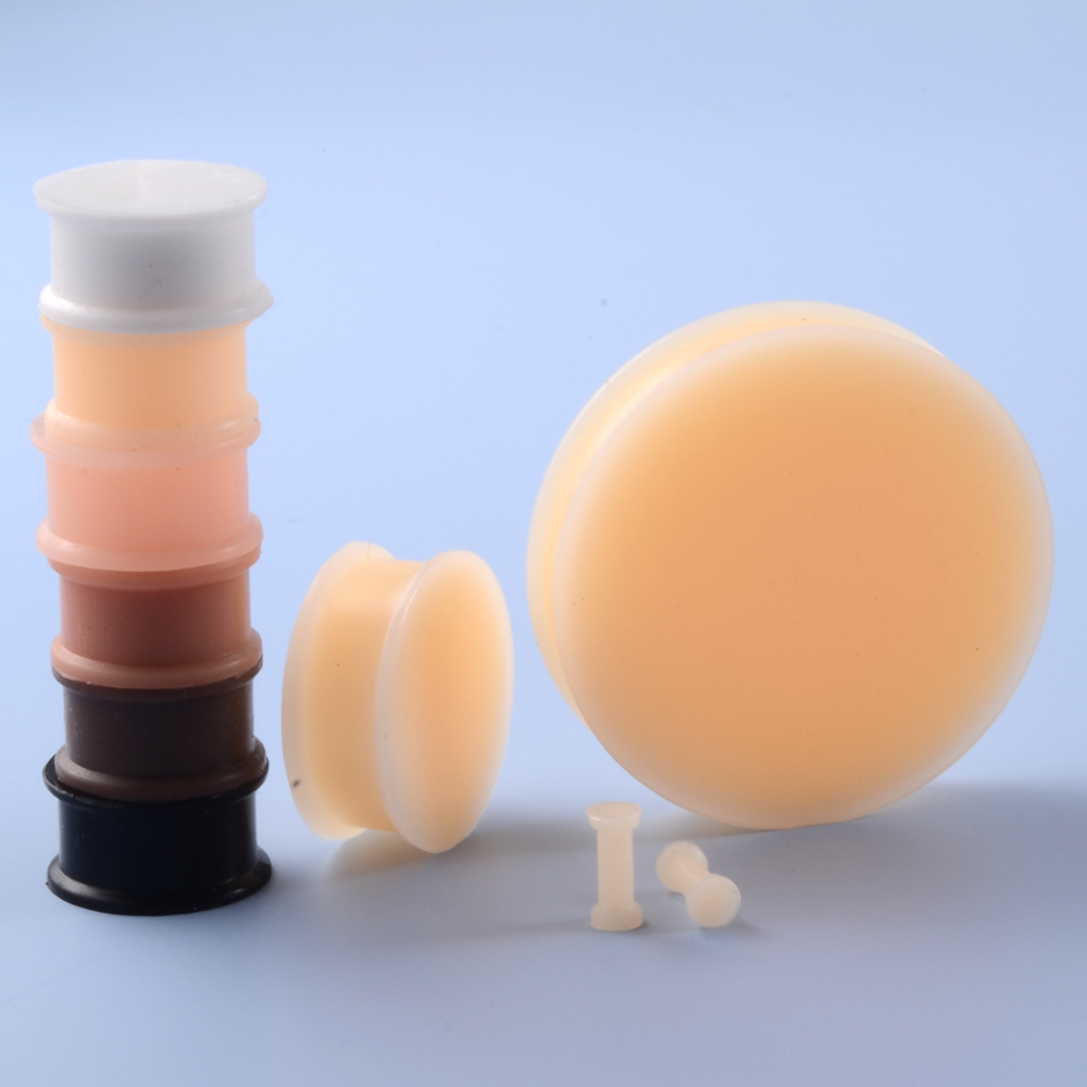 1 Pair Silicone Flexible Thick - Body Jewelry Gauge Sizes のレビューと価格