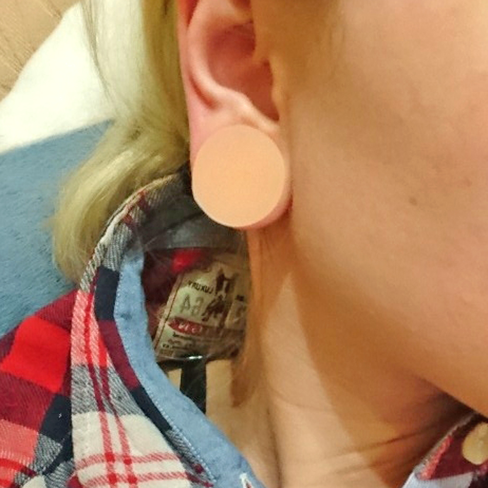1 Pair Silicone Flexible Thick - Body Jewelry Gauge Sizes のレビューと価格