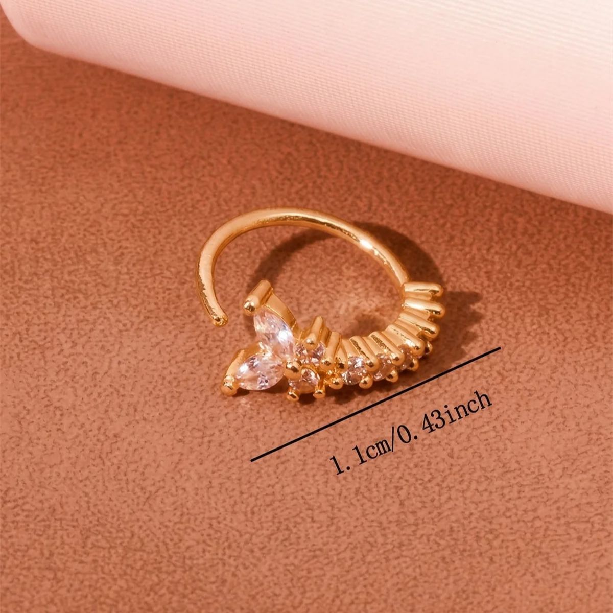 1PC Y-Shape Design No Perforat - Body Jewelry Nose Studs のレビューと価格